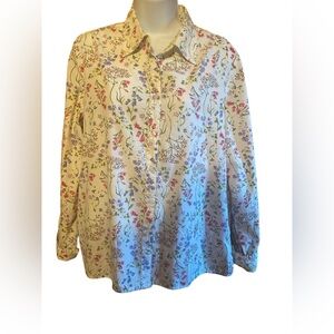 White Stag Women’s‎ Long Sleeve Floral Shirt